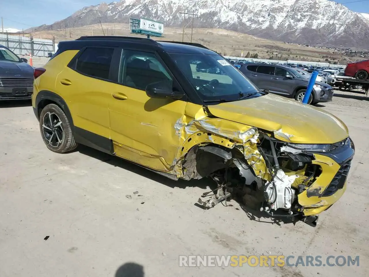 4 Photograph of a damaged car KL79MUSL8PB174730 CHEVROLET TRAILBLZR 2023