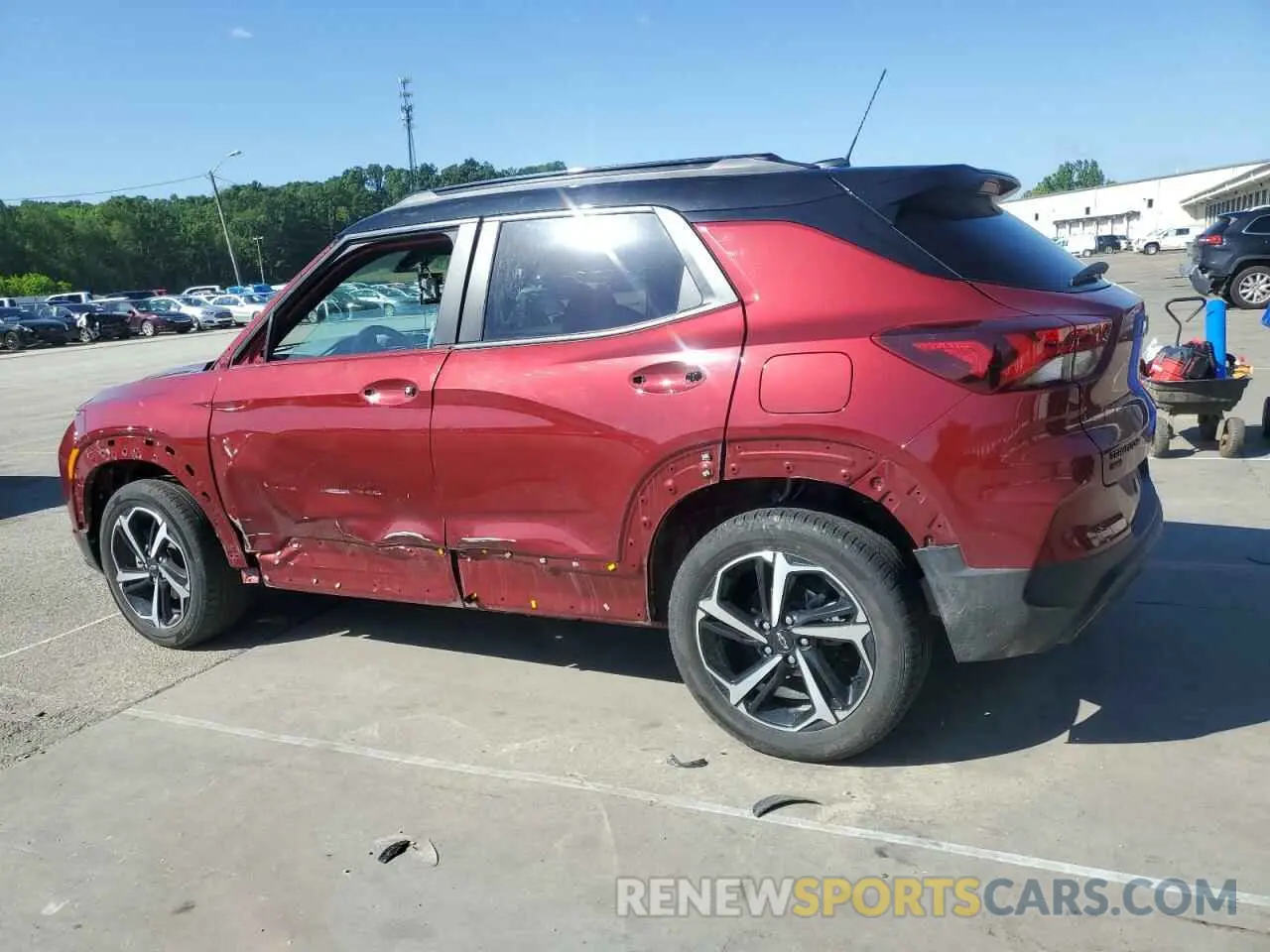 2 Photograph of a damaged car KL79MUSL8PB210805 CHEVROLET TRAILBLZR 2023