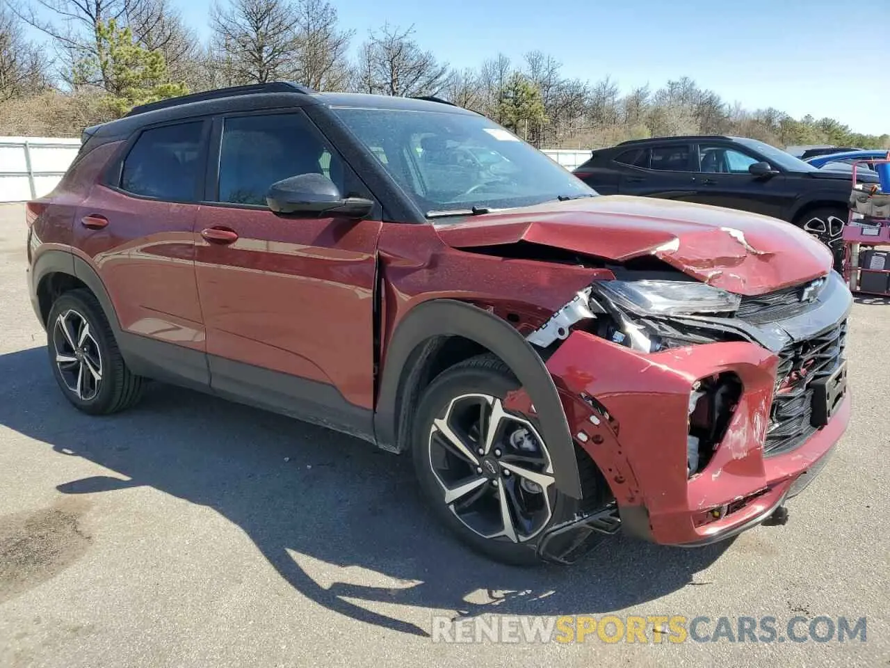 4 Photograph of a damaged car KL79MUSL9PB094546 CHEVROLET TRAILBLZR 2023