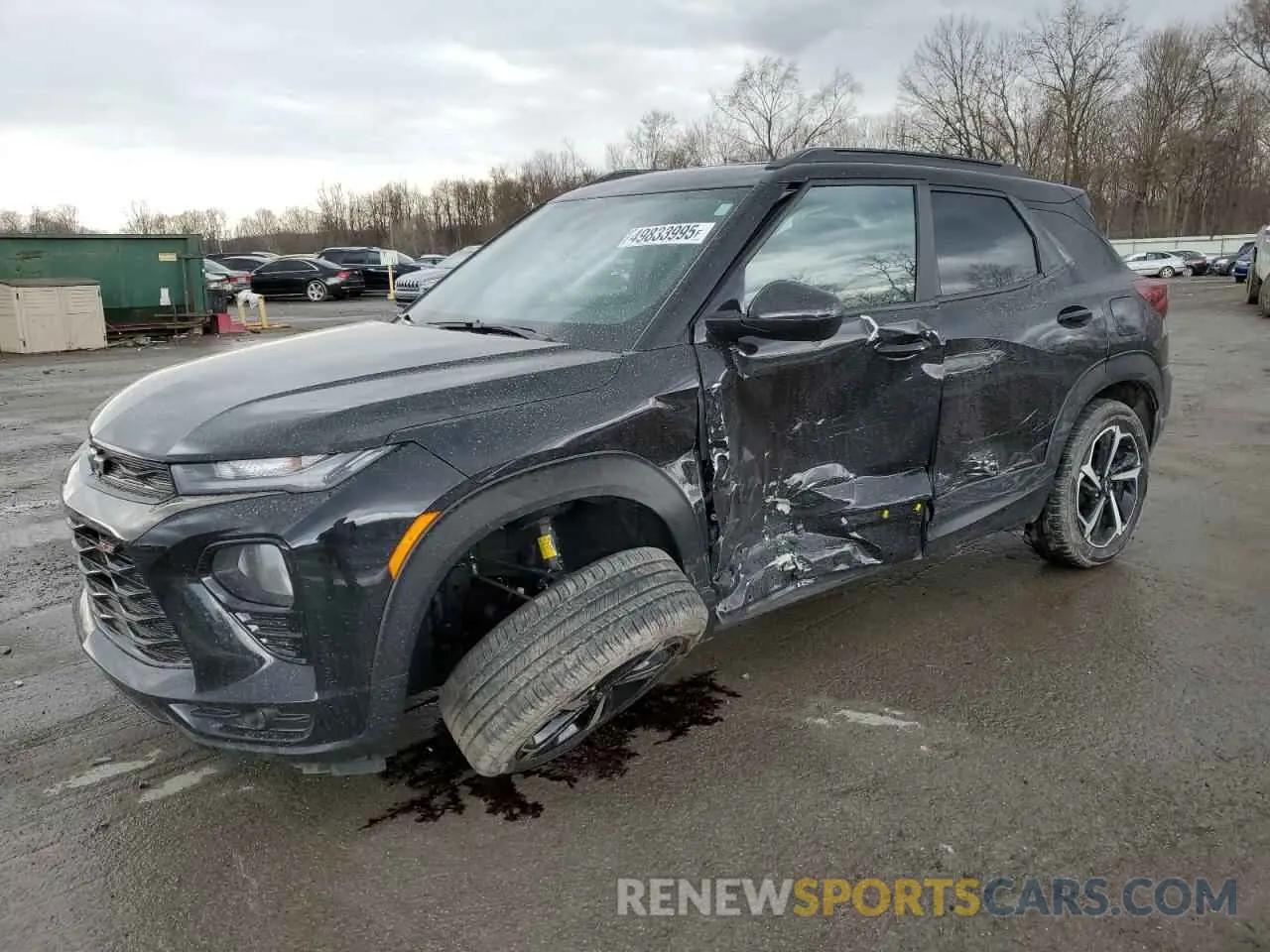 1 Photograph of a damaged car KL79MUSLXPB113525 CHEVROLET TRAILBLZR 2023