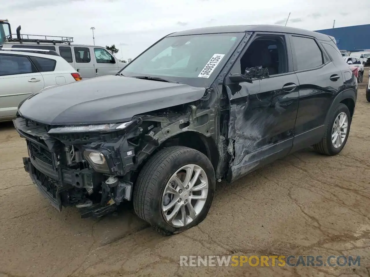 1 Photograph of a damaged car KL79MMS20RB041292 CHEVROLET TRAILBLZR 2024