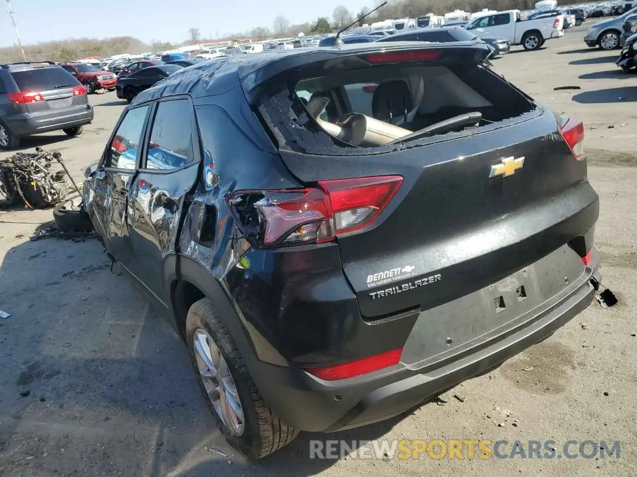 2 Photograph of a damaged car KL79MMS20RB065656 CHEVROLET TRAILBLZR 2024