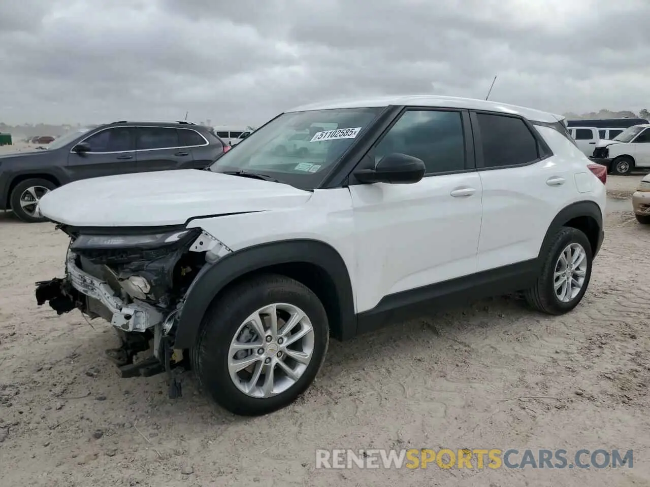 1 Photograph of a damaged car KL79MMS28RB073651 CHEVROLET TRAILBLZR 2024