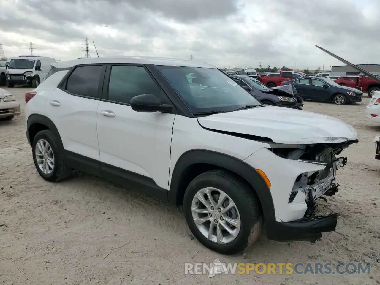 4 Photograph of a damaged car KL79MMS28RB073651 CHEVROLET TRAILBLZR 2024