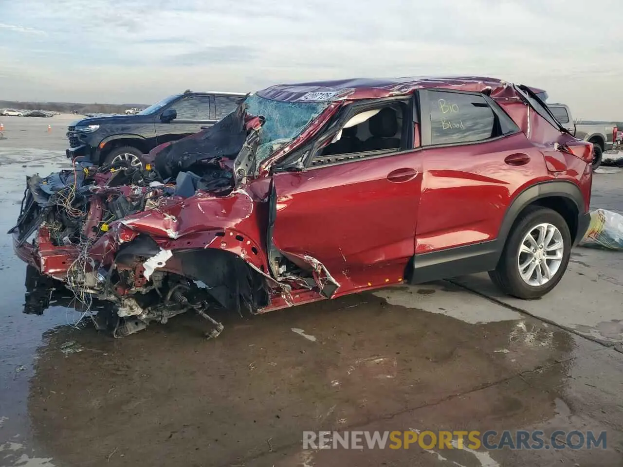1 Photograph of a damaged car KL79MMSLXRB144244 CHEVROLET TRAILBLZR 2024