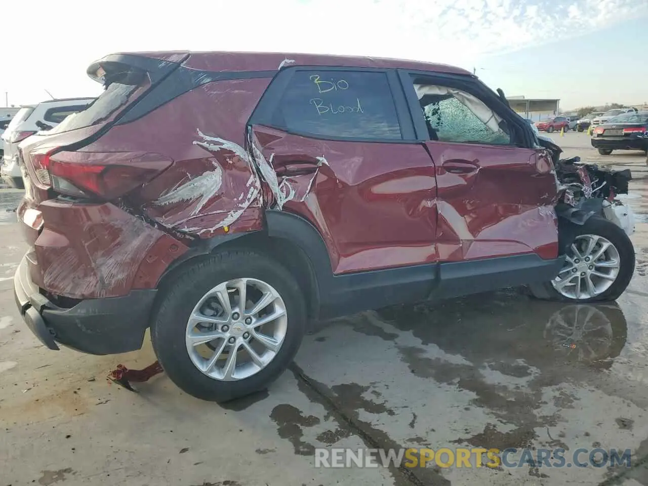 3 Photograph of a damaged car KL79MMSLXRB144244 CHEVROLET TRAILBLZR 2024