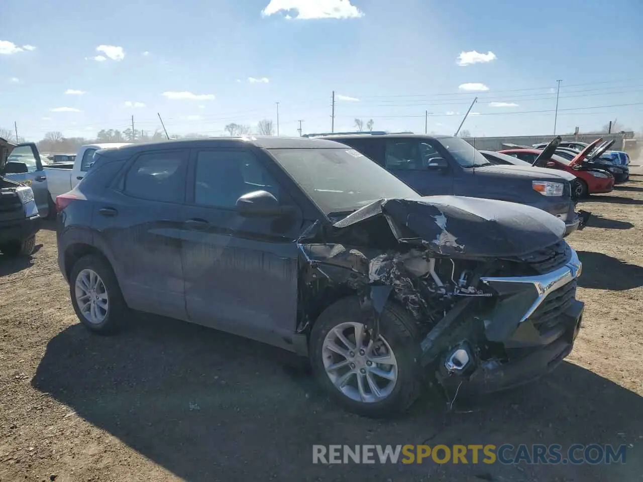 4 Photograph of a damaged car KL79MNSL5RB188495 CHEVROLET TRAILBLZR 2024