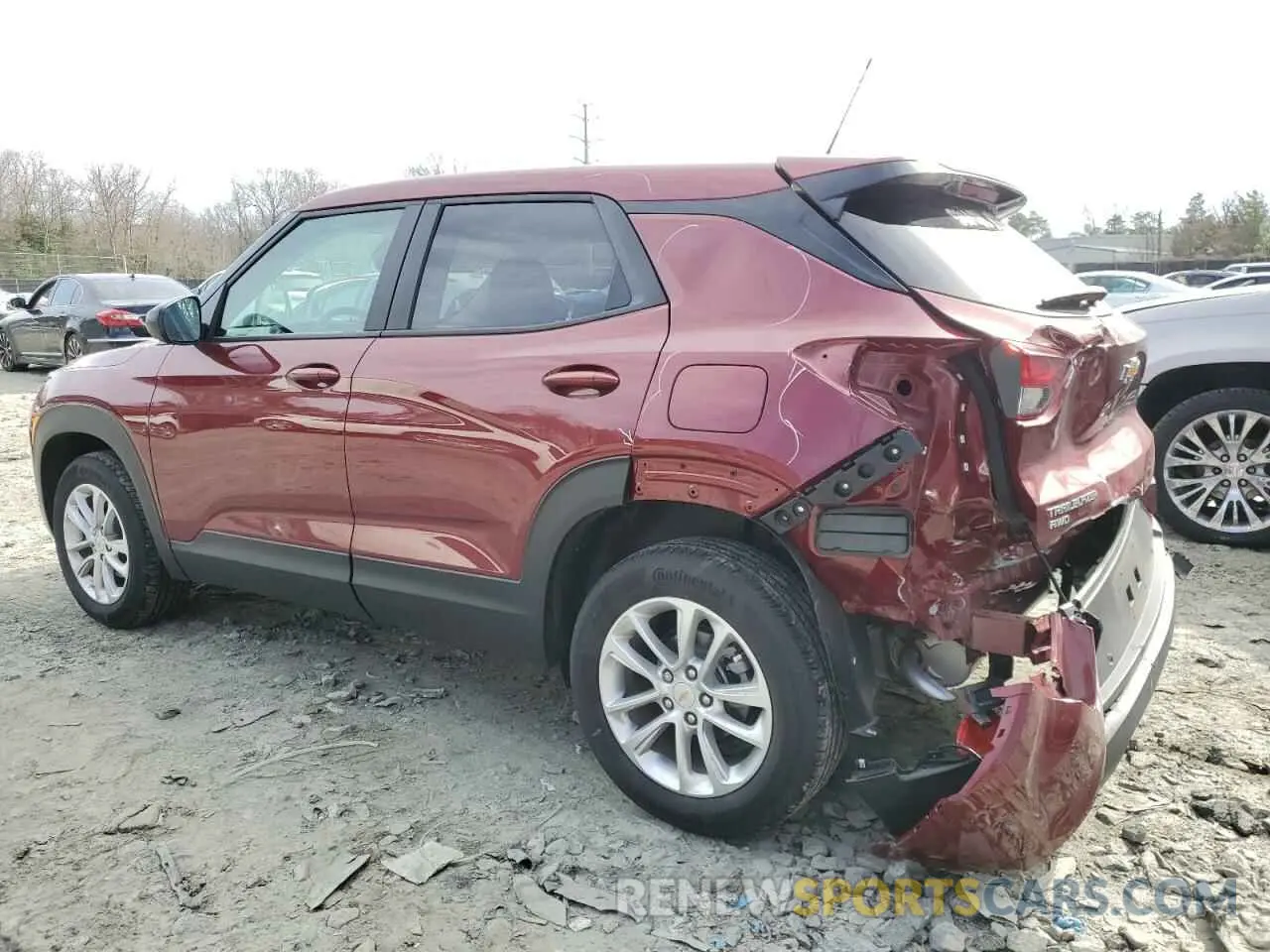 2 Photograph of a damaged car KL79MNSL6RB164495 CHEVROLET TRAILBLZR 2024