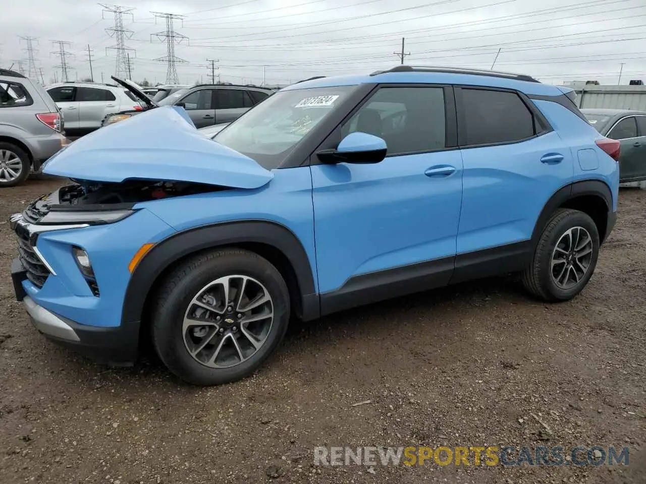1 Photograph of a damaged car KL79MPSL4RB135430 CHEVROLET TRAILBLZR 2024