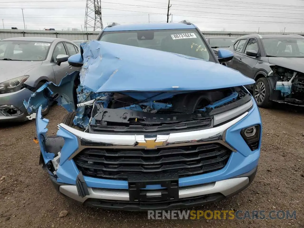5 Photograph of a damaged car KL79MPSL4RB135430 CHEVROLET TRAILBLZR 2024