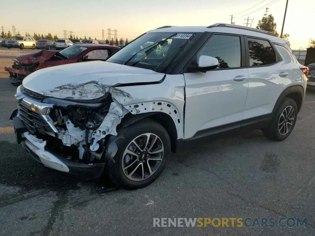 1 Photograph of a damaged car KL79MPSL6RB066613 CHEVROLET TRAILBLZR 2024