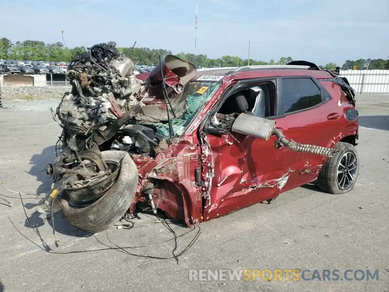 1 Photograph of a damaged car KL79MRSL8RB056032 CHEVROLET TRAILBLZR 2024