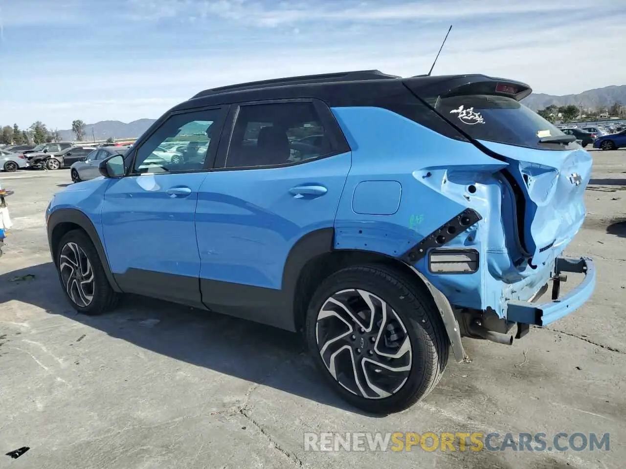 2 Photograph of a damaged car KL79MTSL1RB068360 CHEVROLET TRAILBLZR 2024