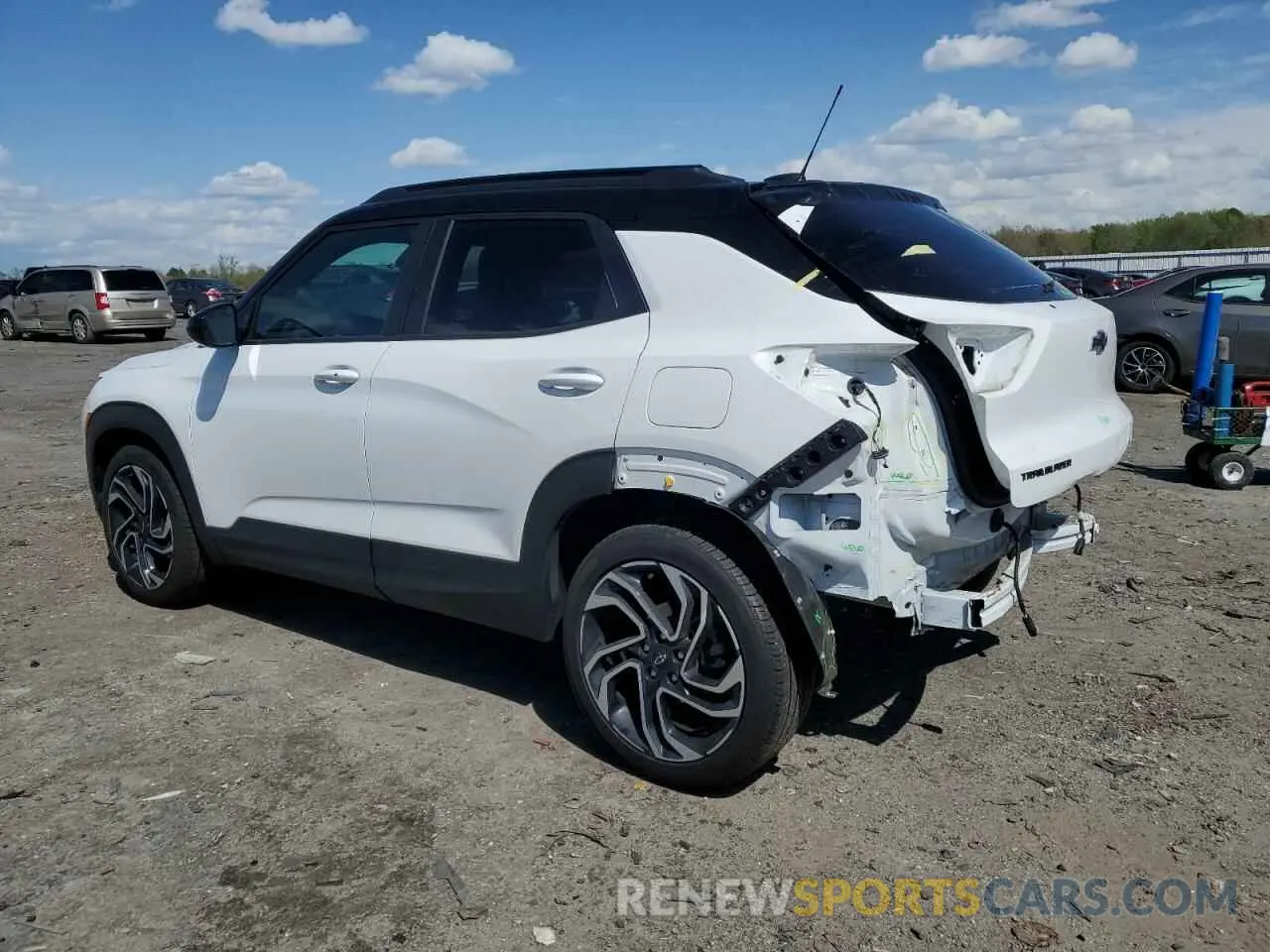 2 Photograph of a damaged car KL79MTSL7RB156992 CHEVROLET TRAILBLZR 2024