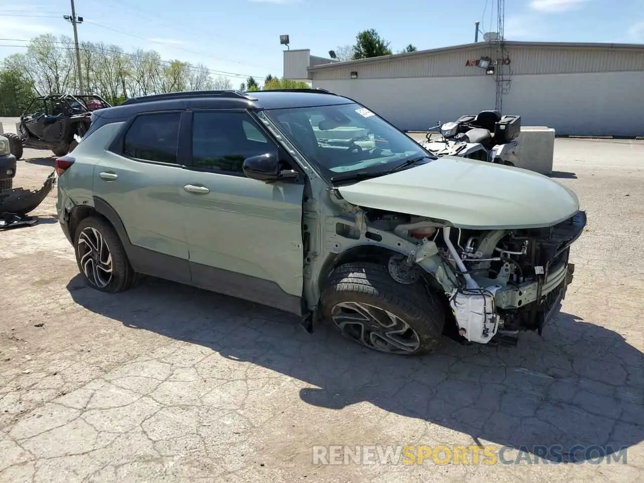 4 Photograph of a damaged car KL79MUSL6RB044450 CHEVROLET TRAILBLZR 2024