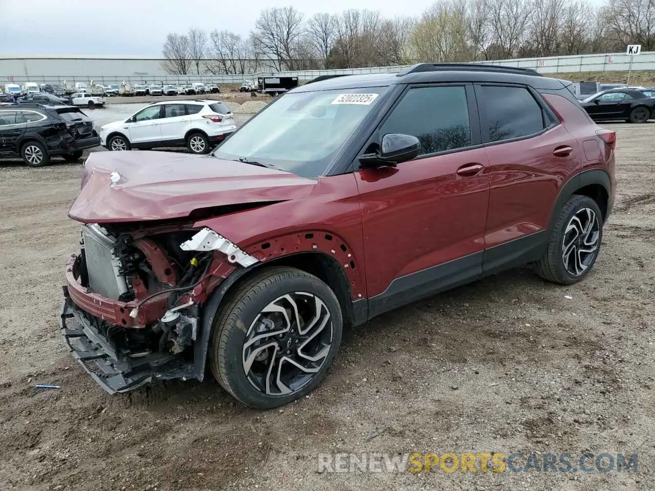 1 Photograph of a damaged car KL79MUSL8RB111565 CHEVROLET TRAILBLZR 2024