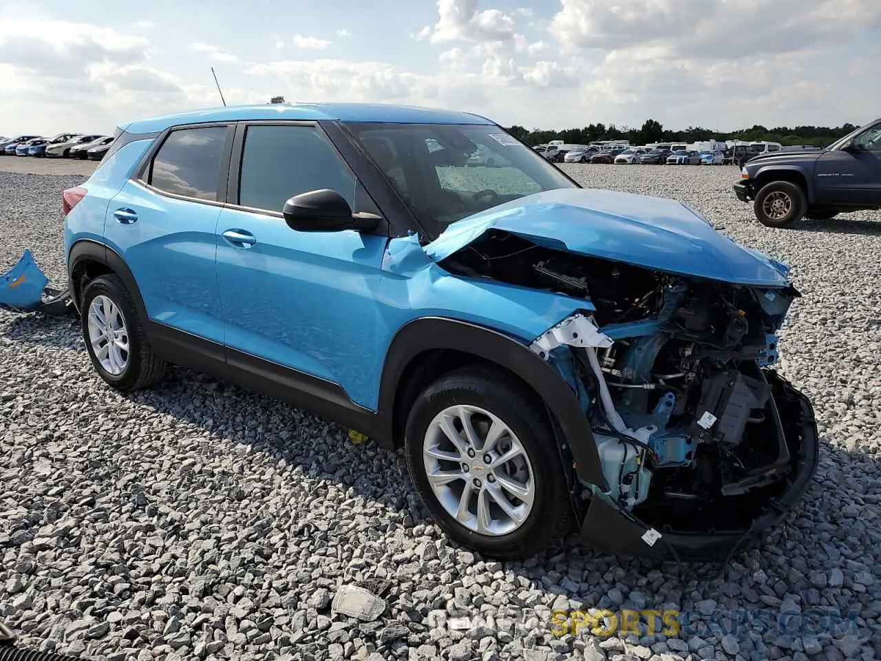 4 Photograph of a damaged car KL79MMSP2SB134493 CHEVROLET TRAILBLZR 2025