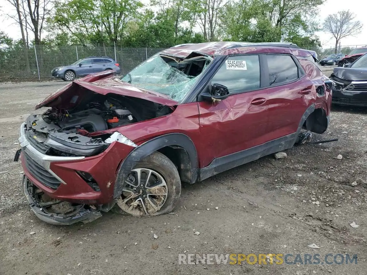 1 Photograph of a damaged car KL79MRSL6SB111986 CHEVROLET TRAILBLZR 2025