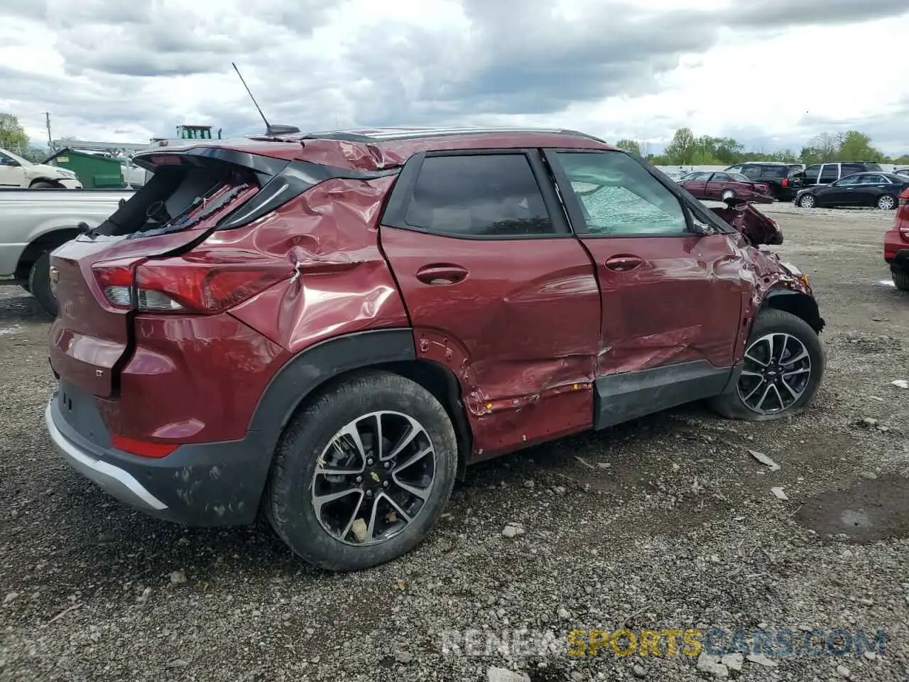 3 Photograph of a damaged car KL79MRSL6SB111986 CHEVROLET TRAILBLZR 2025