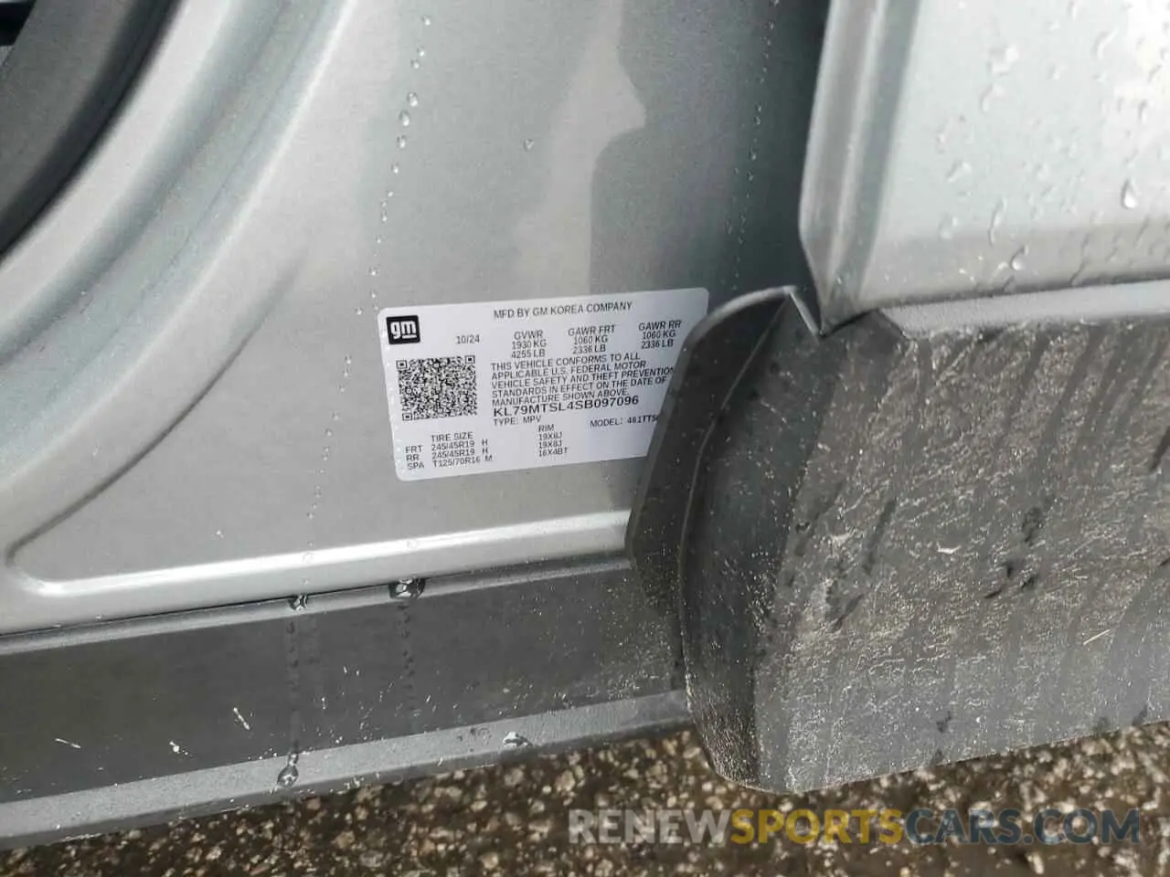 12 Photograph of a damaged car KL79MTSL4SB097096 CHEVROLET TRAILBLZR 2025