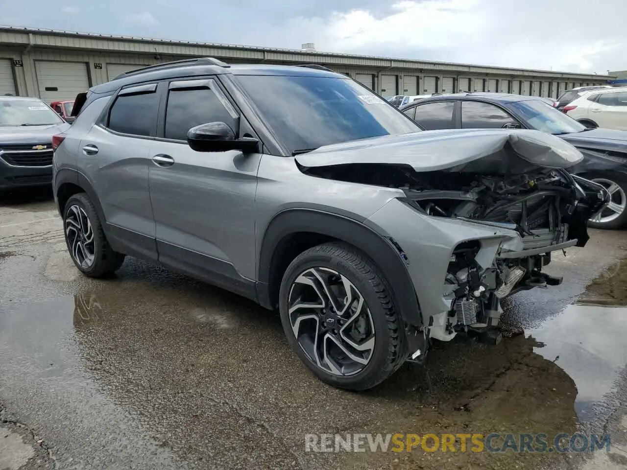 4 Photograph of a damaged car KL79MUSL9SB009732 CHEVROLET TRAILBLZR 2025