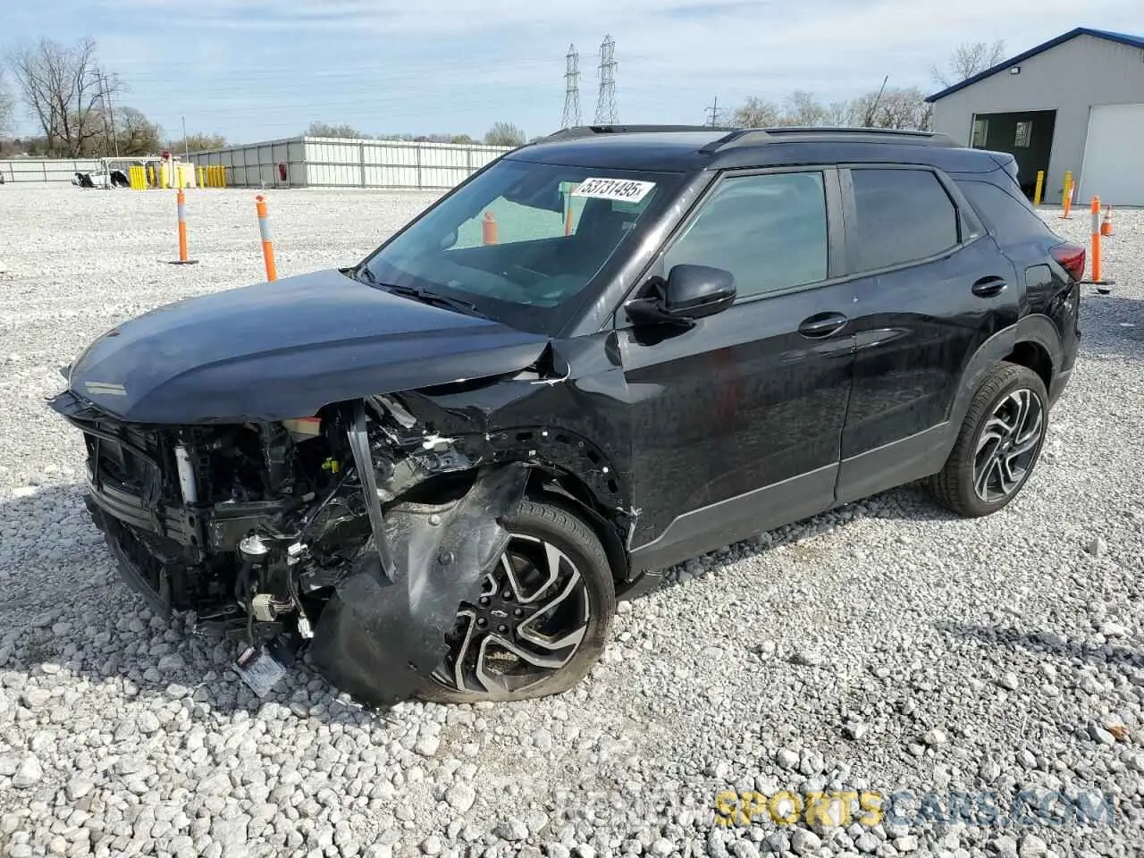 1 Photograph of a damaged car KL79MUSL9SB066674 CHEVROLET TRAILBLZR 2025