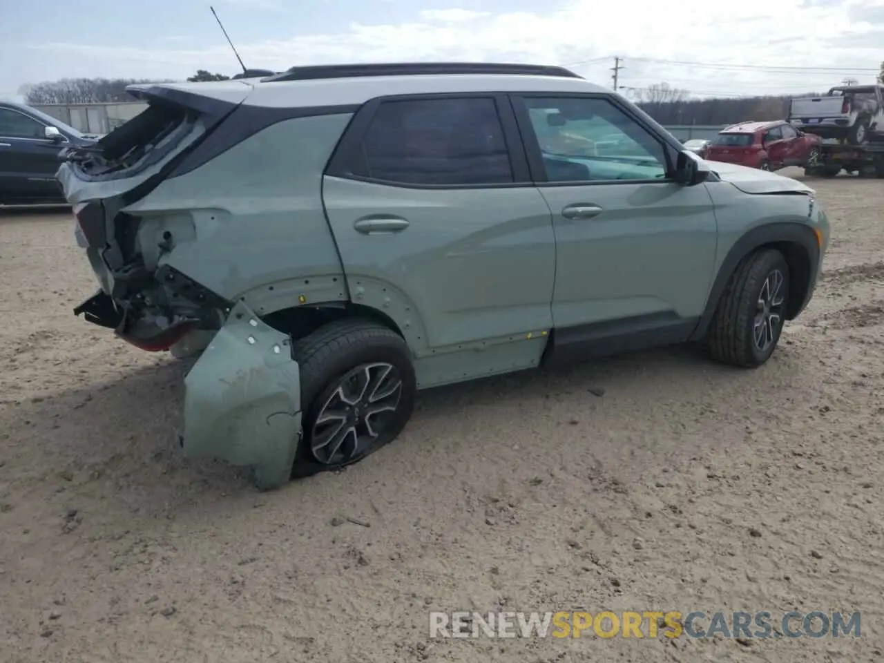 3 Photograph of a damaged car KL79MVSL6SB017602 CHEVROLET TRAILBLZR 2025