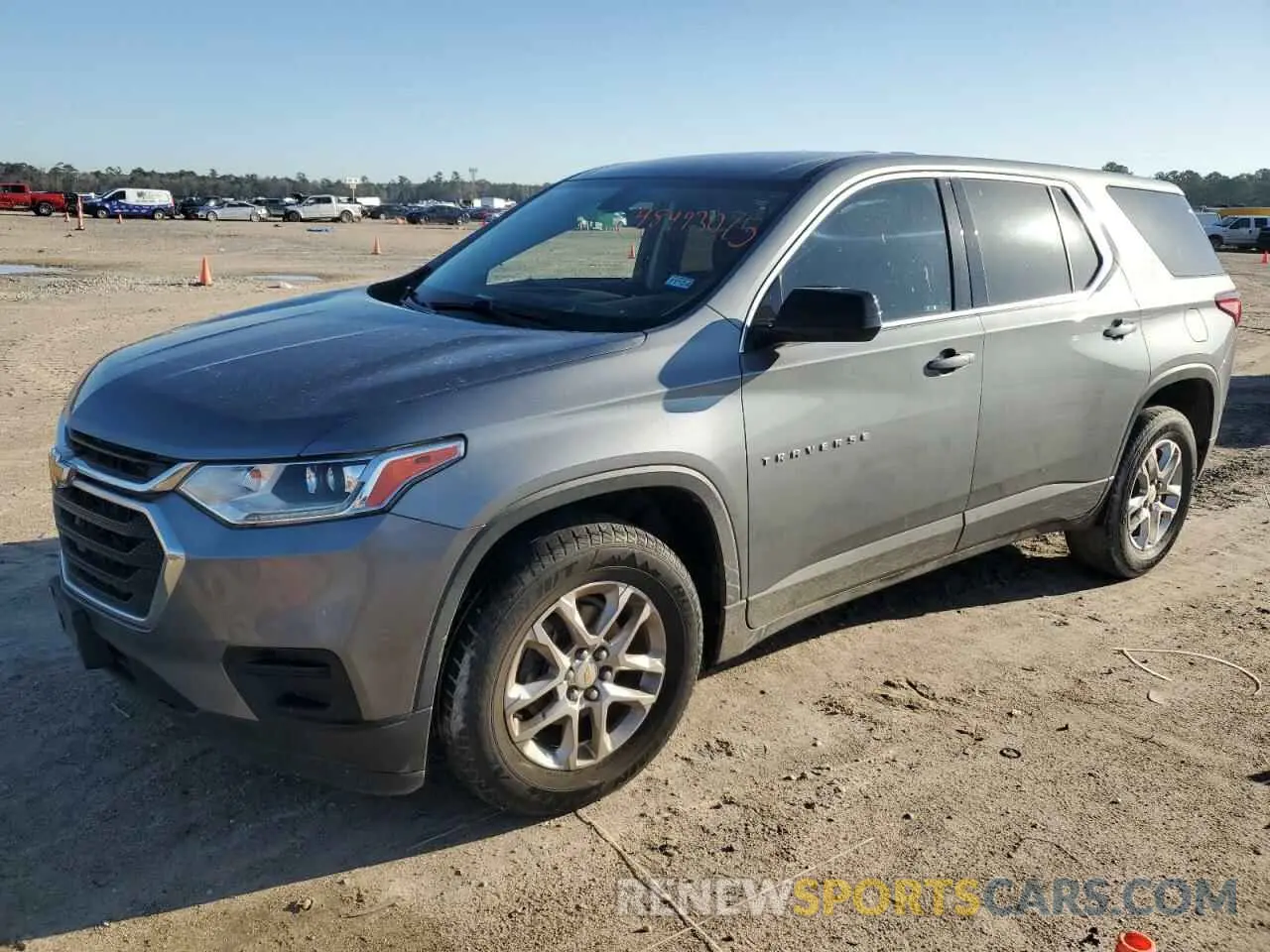 1 Photograph of a damaged car 1GNERFKW0KJ120112 CHEVROLET TRAVERSE 2019