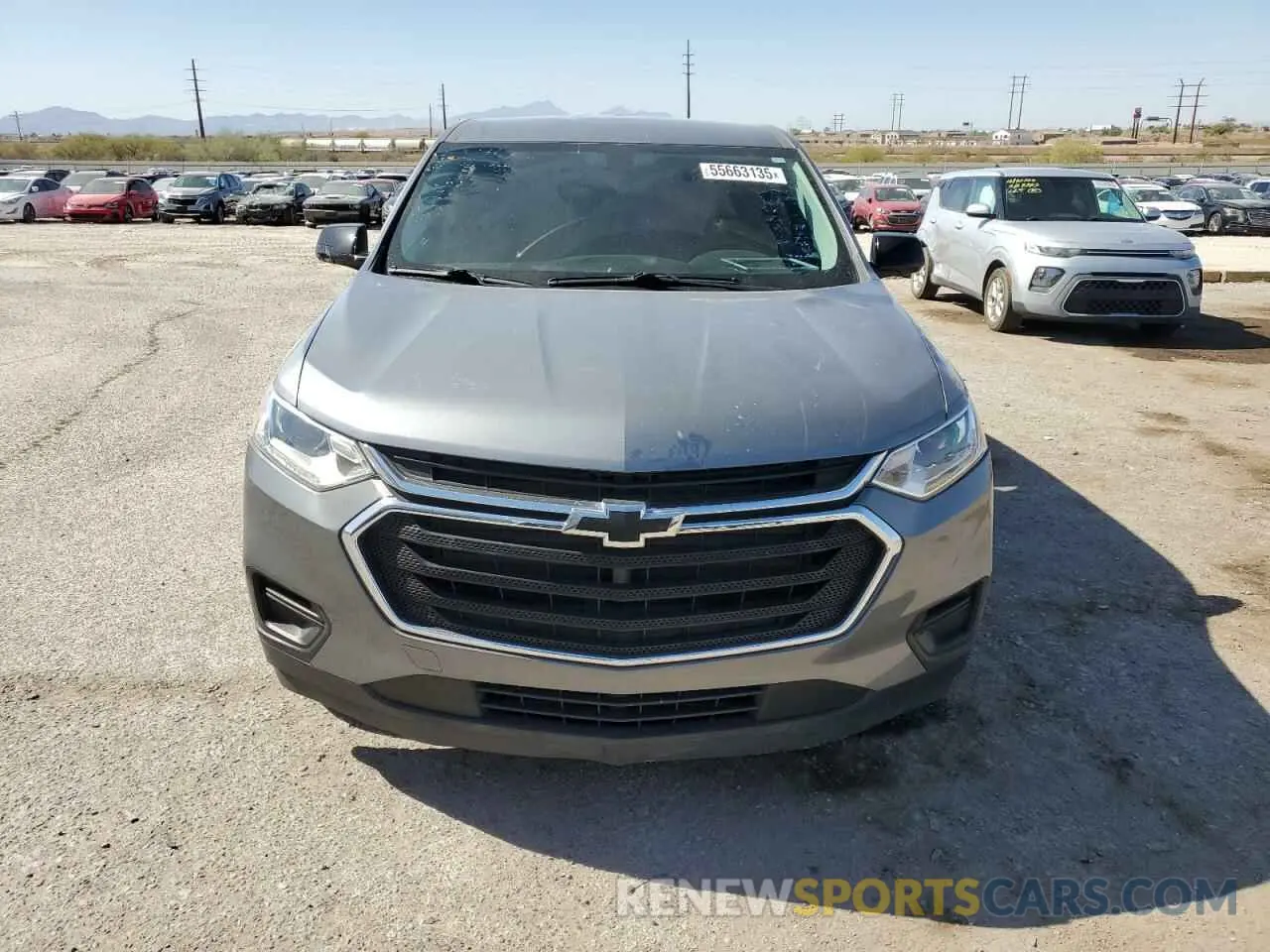 5 Photograph of a damaged car 1GNERFKW2KJ161261 CHEVROLET TRAVERSE 2019