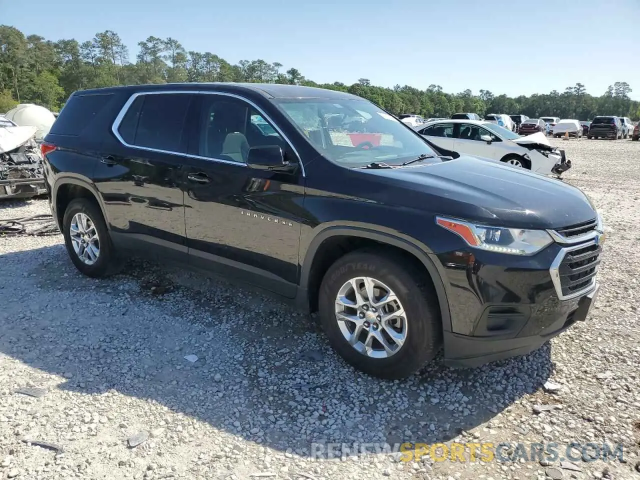 4 Photograph of a damaged car 1GNERFKW2KJ246410 CHEVROLET TRAVERSE 2019