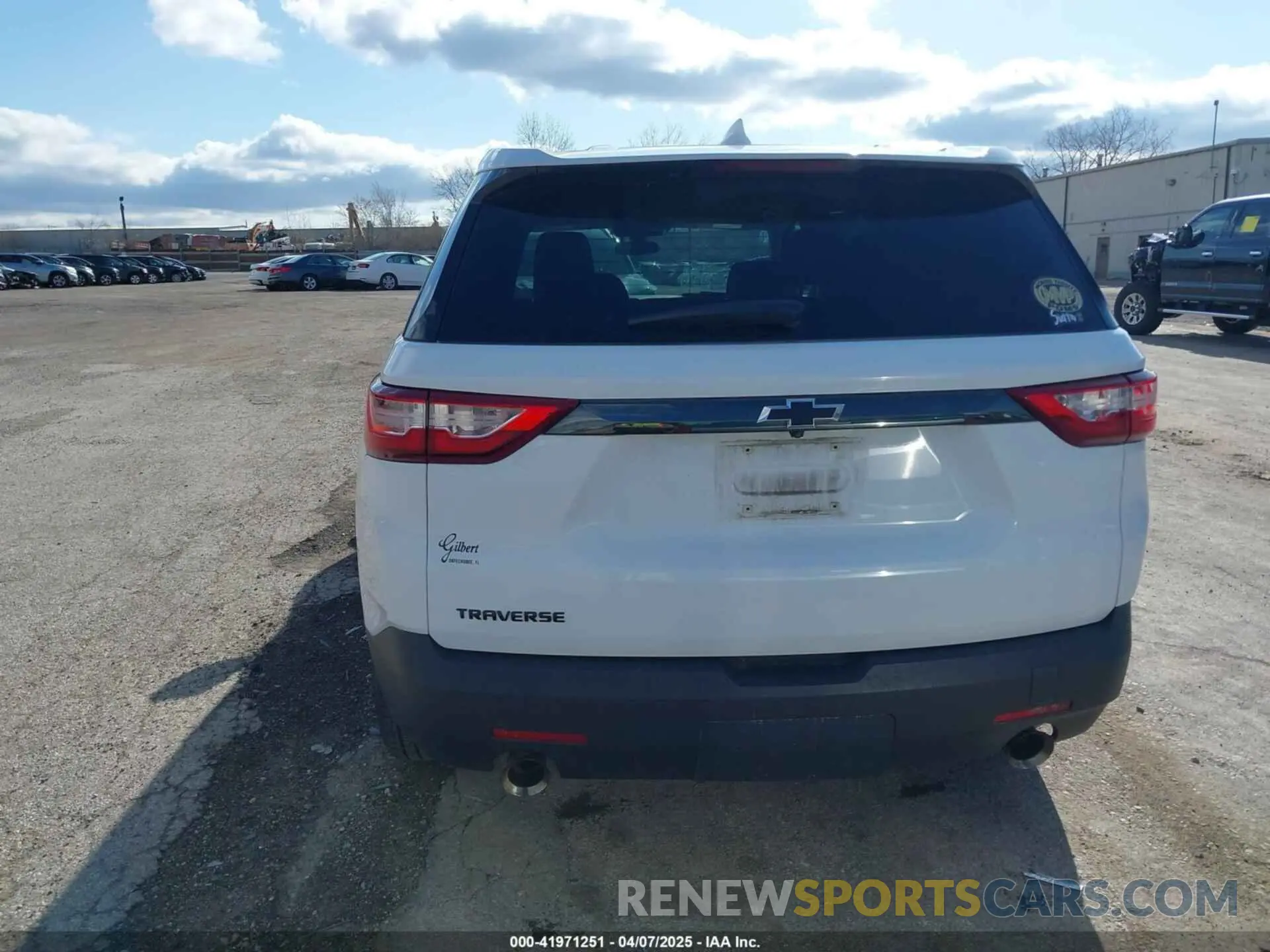 16 Photograph of a damaged car 1GNERFKW3KJ168123 CHEVROLET TRAVERSE 2019