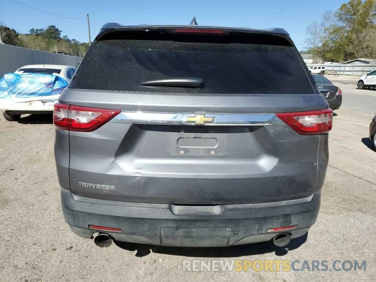 6 Photograph of a damaged car 1GNERFKW5KJ250497 CHEVROLET TRAVERSE 2019