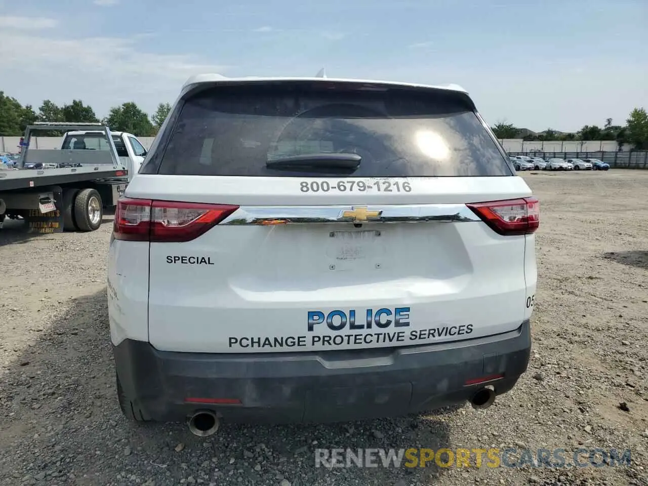 6 Photograph of a damaged car 1GNERFKW5KJ301125 CHEVROLET TRAVERSE 2019