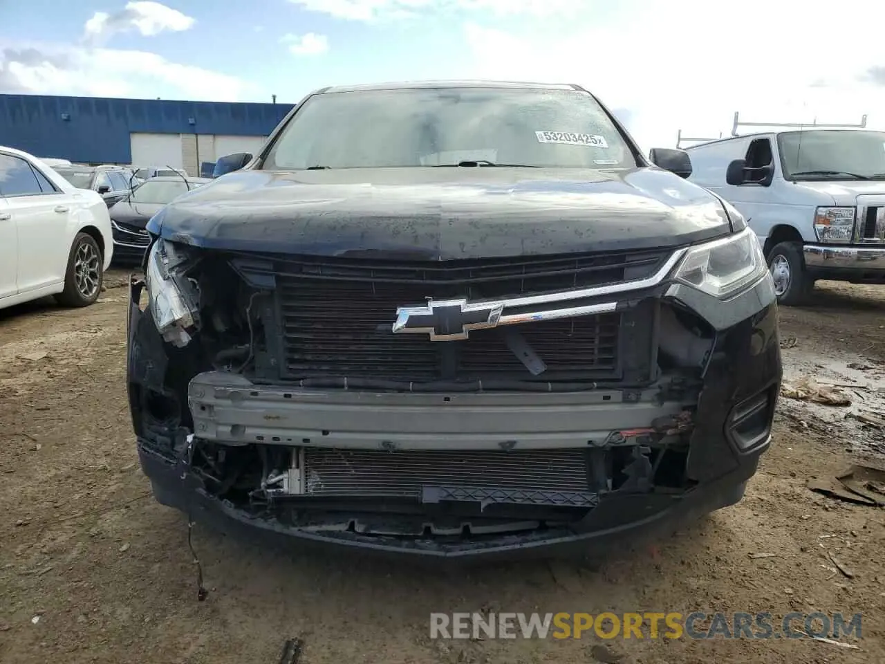 5 Photograph of a damaged car 1GNERFKW7KJ289186 CHEVROLET TRAVERSE 2019
