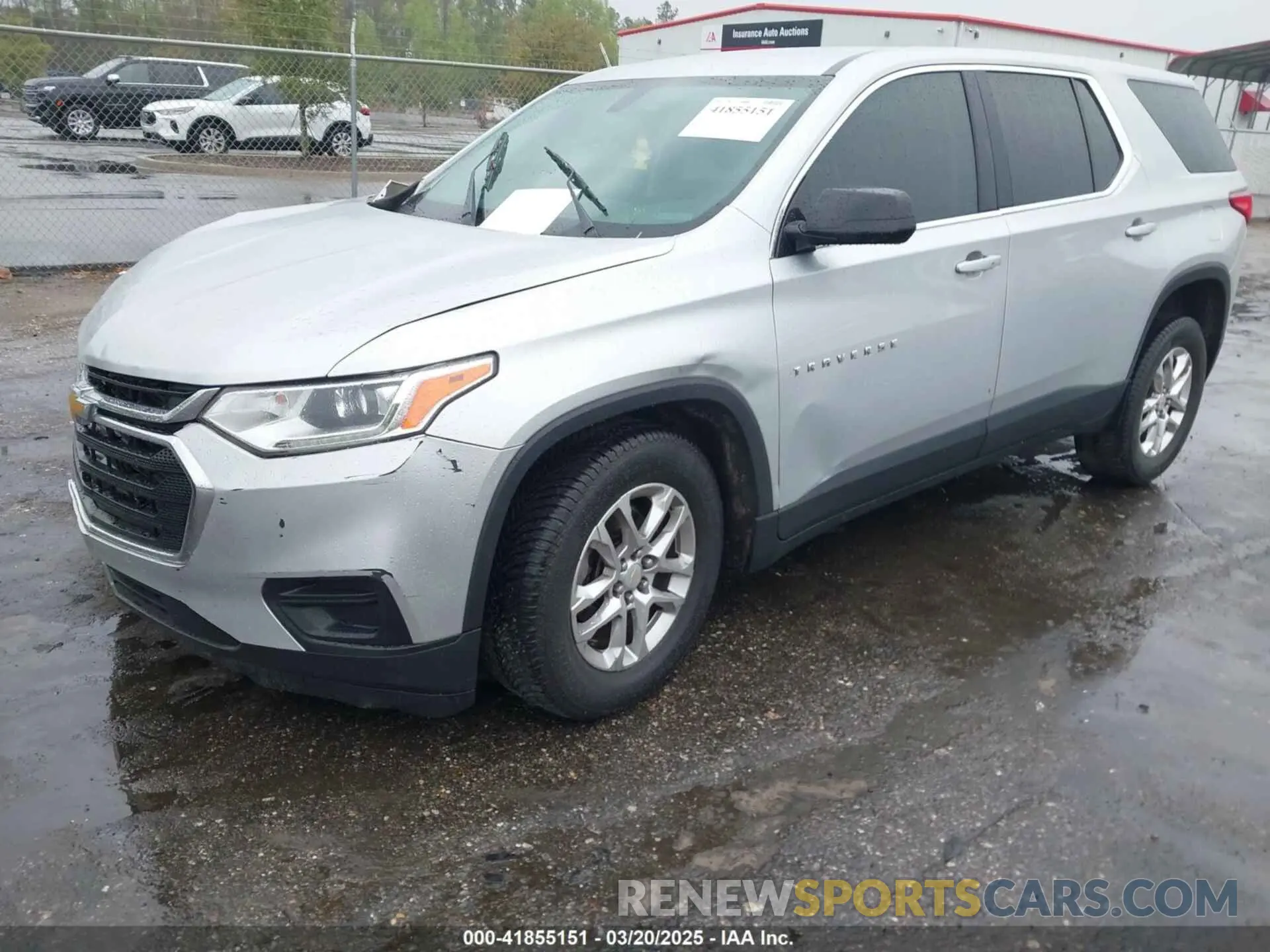 2 Photograph of a damaged car 1GNERFKW8KJ287107 CHEVROLET TRAVERSE 2019