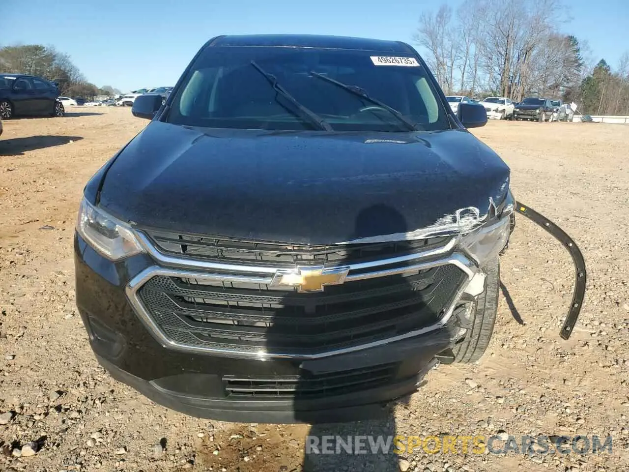 5 Photograph of a damaged car 1GNERFKW9KJ166473 CHEVROLET TRAVERSE 2019