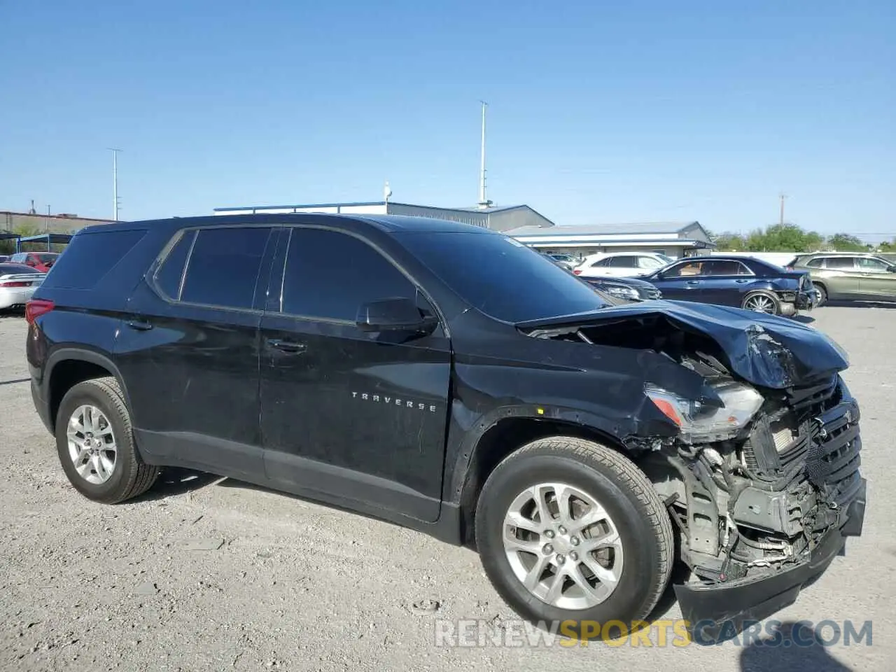 4 Photograph of a damaged car 1GNERFKWXKJ321550 CHEVROLET TRAVERSE 2019