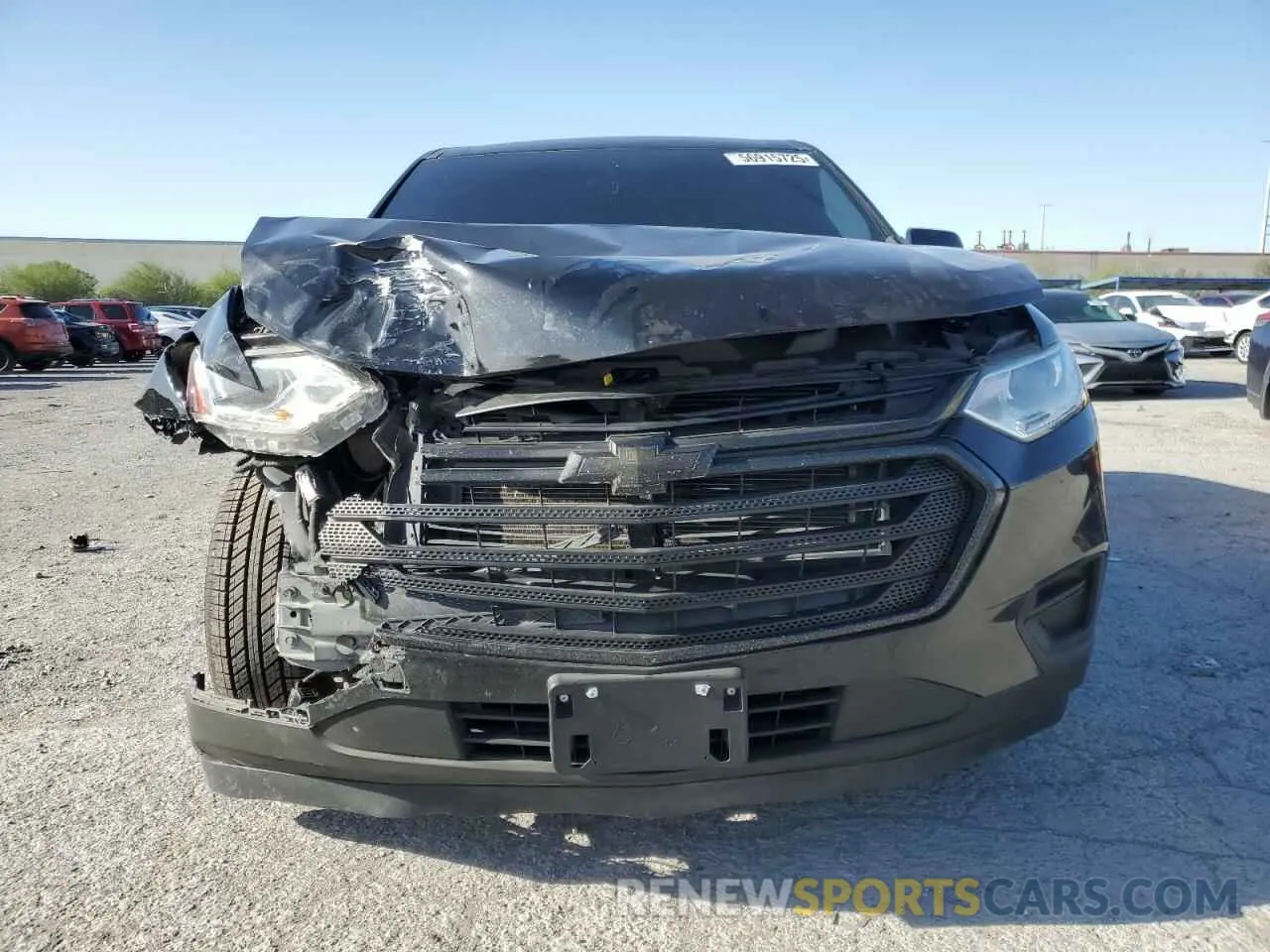 5 Photograph of a damaged car 1GNERFKWXKJ321550 CHEVROLET TRAVERSE 2019