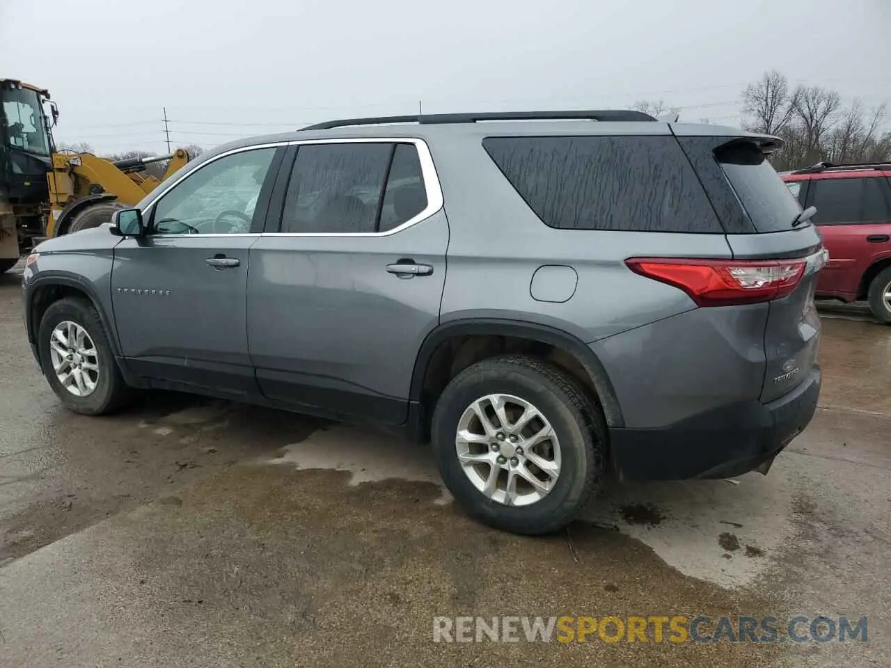 2 Photograph of a damaged car 1GNERGKW0KJ277662 CHEVROLET TRAVERSE 2019