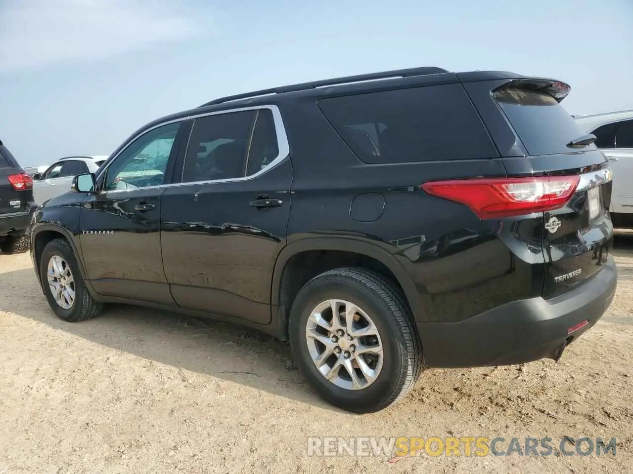 2 Photograph of a damaged car 1GNERGKW0KJ318243 CHEVROLET TRAVERSE 2019