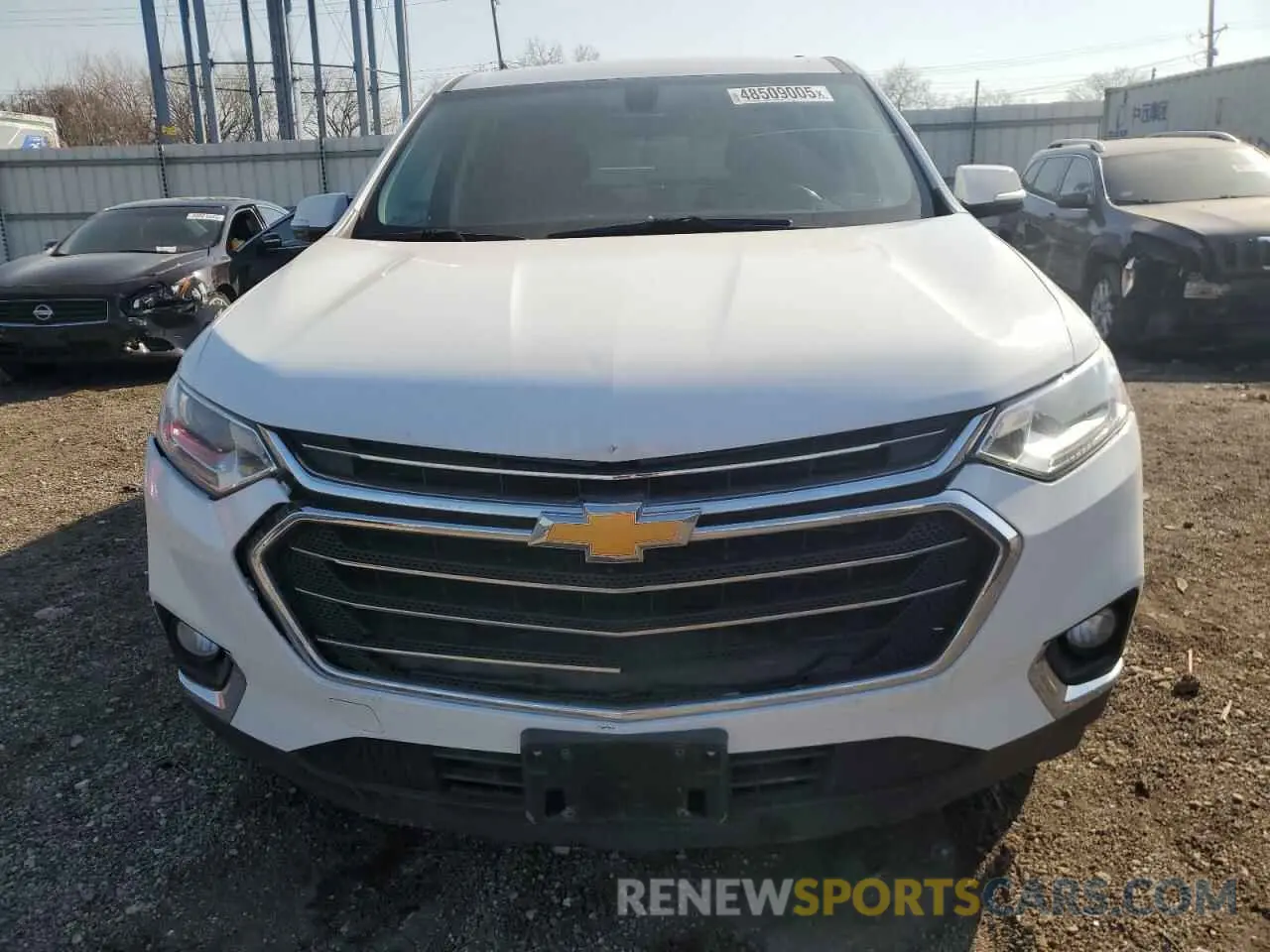 5 Photograph of a damaged car 1GNERGKW1KJ100280 CHEVROLET TRAVERSE 2019