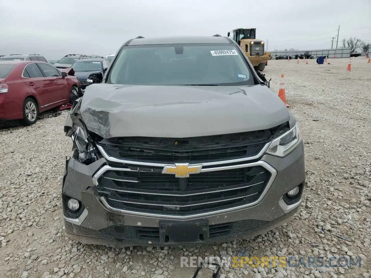 5 Photograph of a damaged car 1GNERGKW3KJ127819 CHEVROLET TRAVERSE 2019