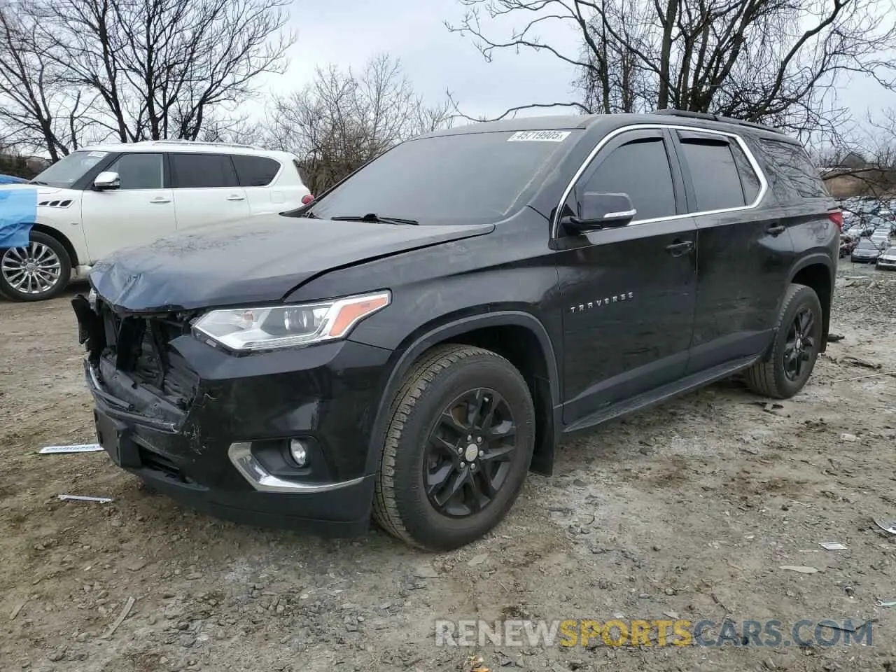1 Photograph of a damaged car 1GNERGKW4KJ125125 CHEVROLET TRAVERSE 2019