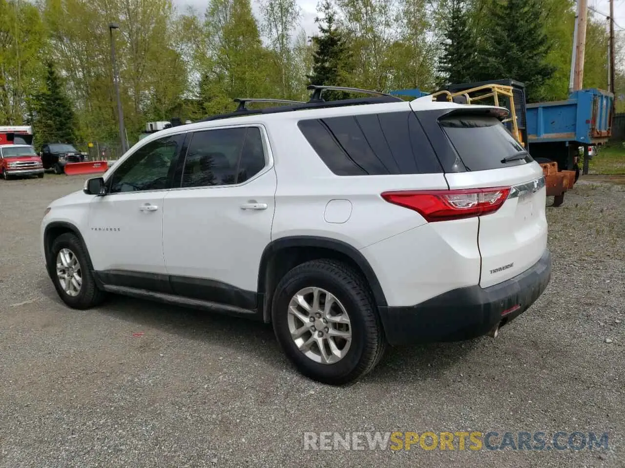 2 Photograph of a damaged car 1GNERGKW5KJ207932 CHEVROLET TRAVERSE 2019