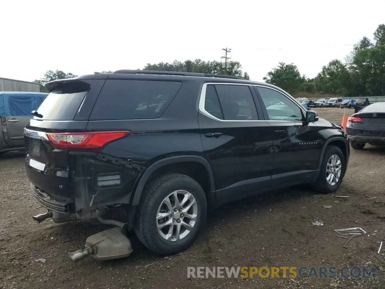 3 Photograph of a damaged car 1GNERGKW7KJ123014 CHEVROLET TRAVERSE 2019