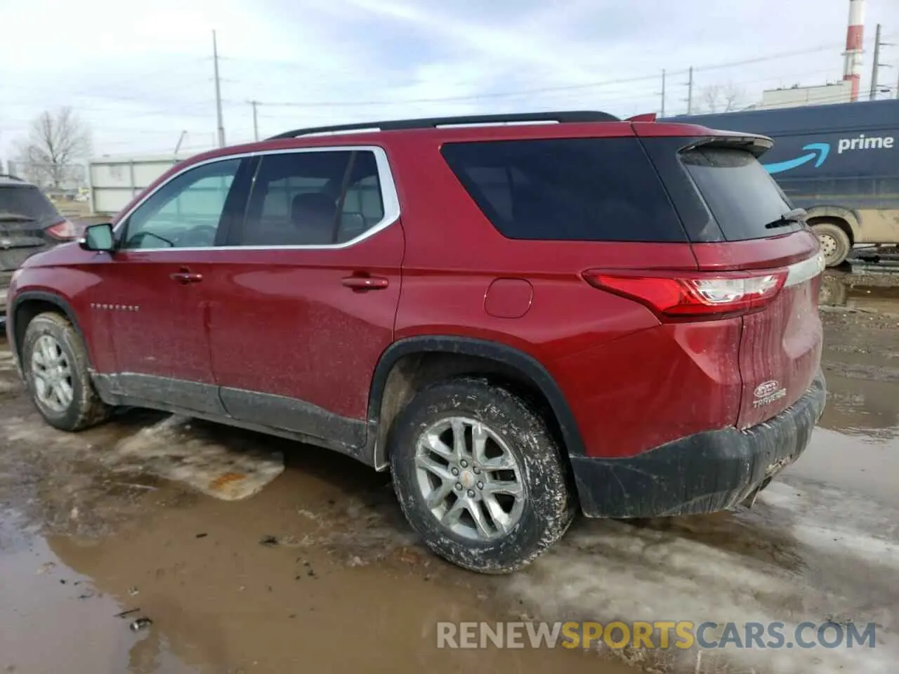2 Photograph of a damaged car 1GNERGKW7KJ268196 CHEVROLET TRAVERSE 2019