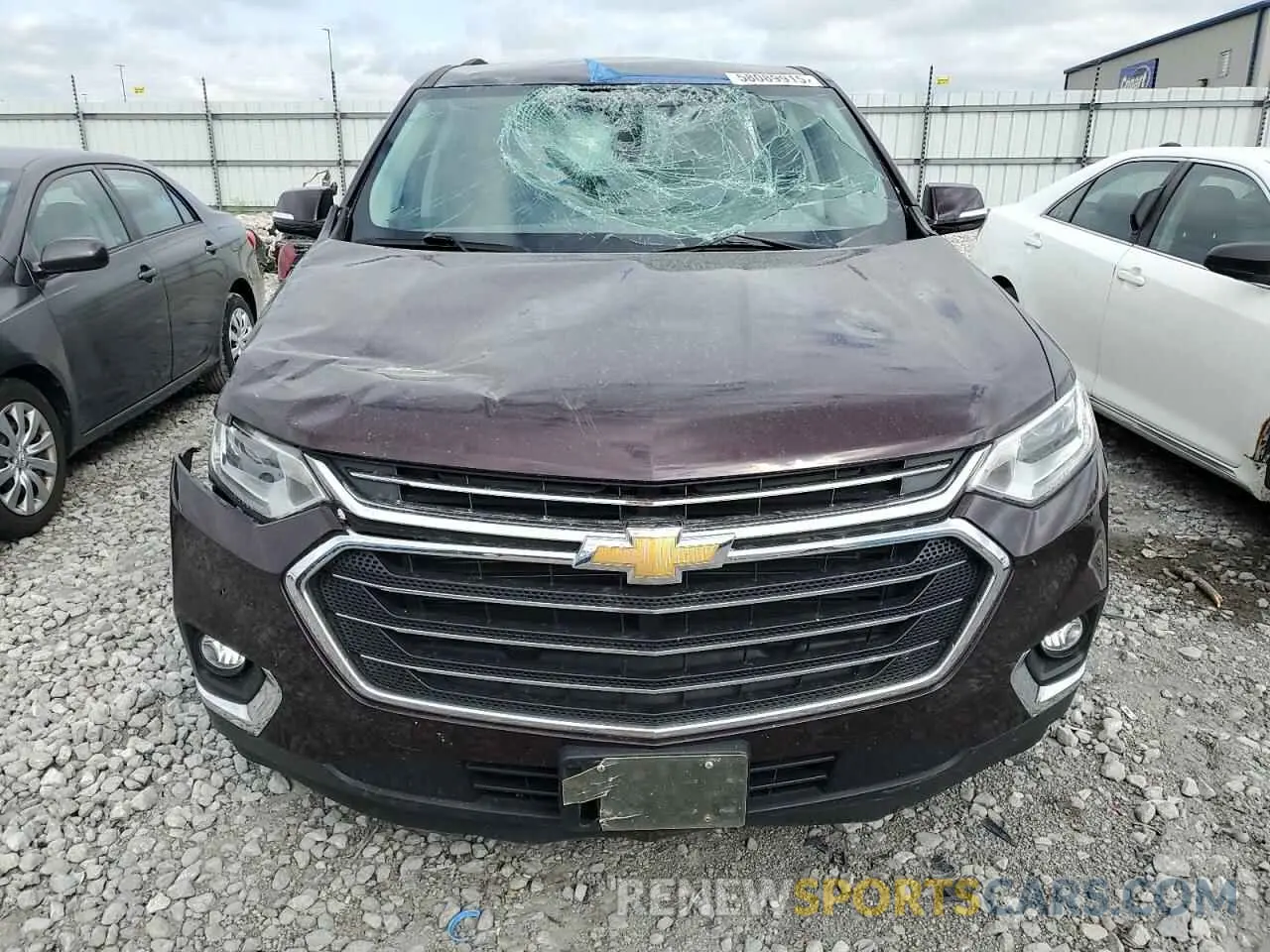 5 Photograph of a damaged car 1GNERGKW9KJ201891 CHEVROLET TRAVERSE 2019