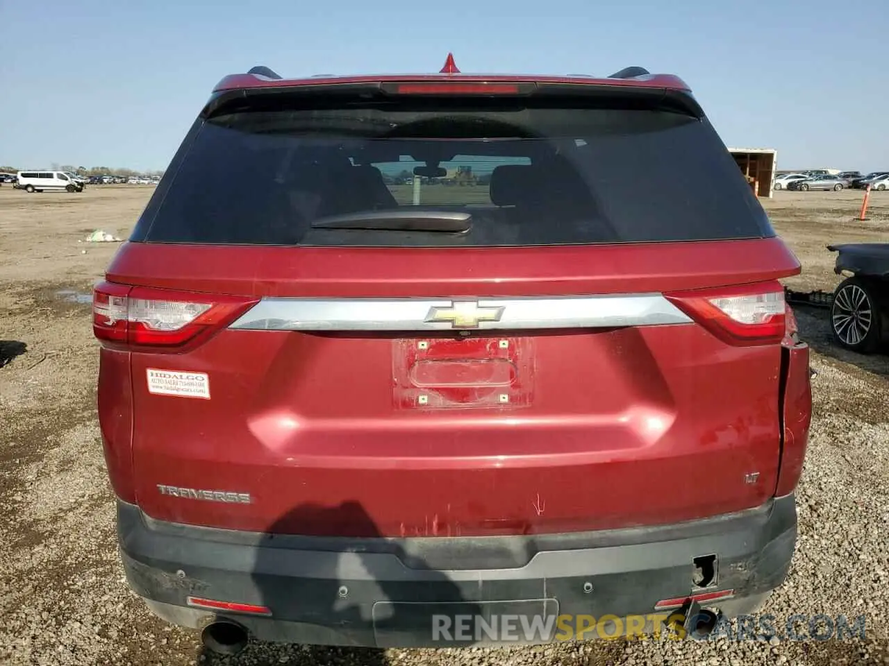 6 Photograph of a damaged car 1GNERGKW9KJ263906 CHEVROLET TRAVERSE 2019