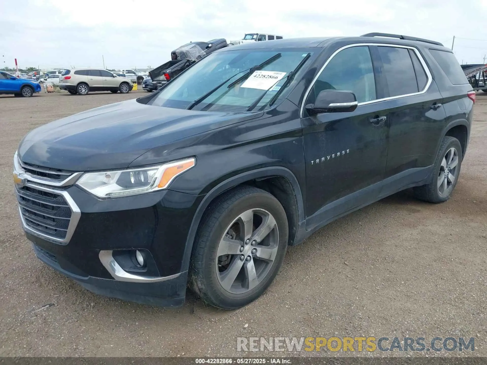 2 Photograph of a damaged car 1GNERHKW1KJ130000 CHEVROLET TRAVERSE 2019