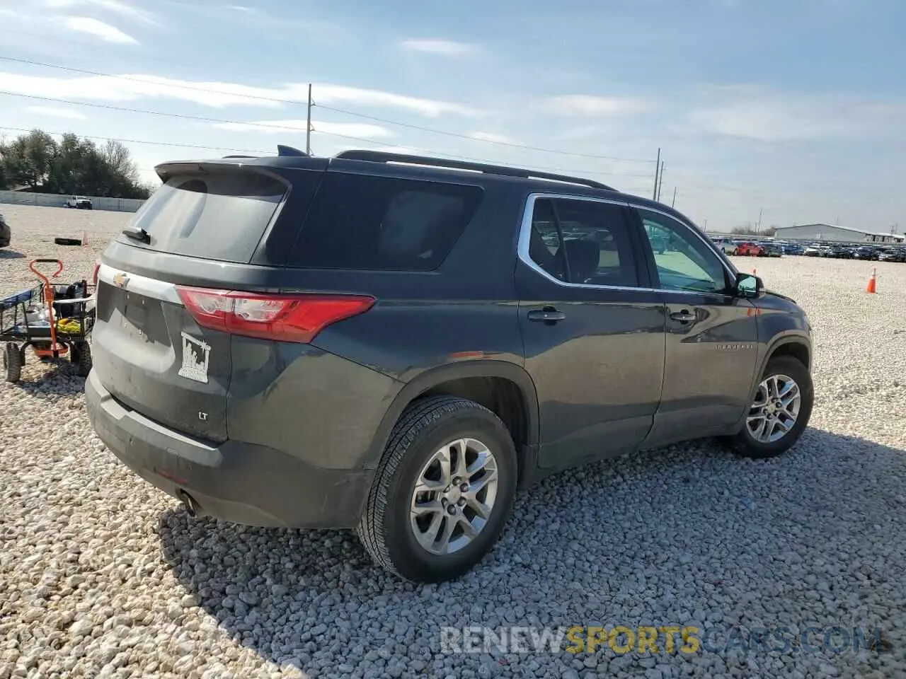 3 Photograph of a damaged car 1GNERHKW1KJ139893 CHEVROLET TRAVERSE 2019